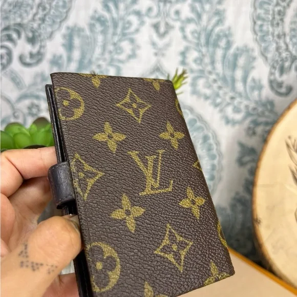 Authentic Vintage Louis Vuitton Monogram Card Holder mini address book - Picture 5 of 16